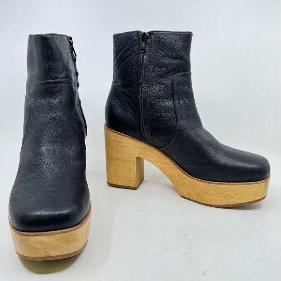 CHARLOTTE STONE Paz Clog Boot in Black - Picture 1 of 12